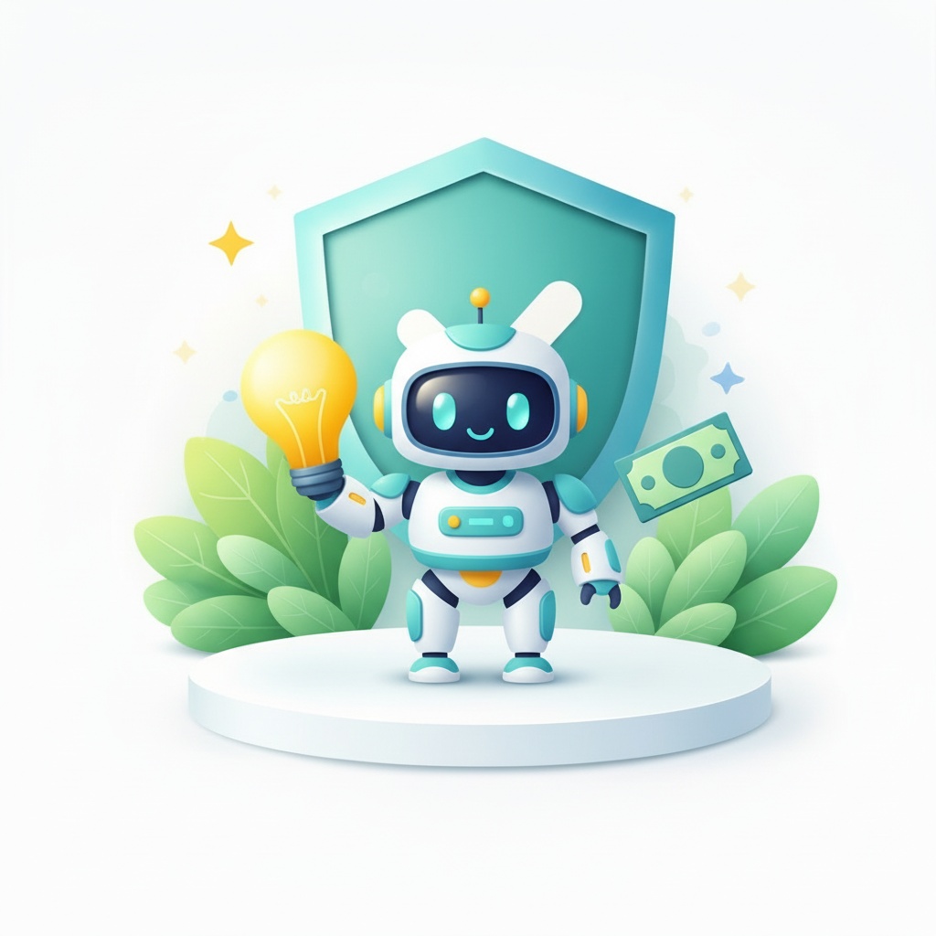 Enfant jouant avec un robot IA